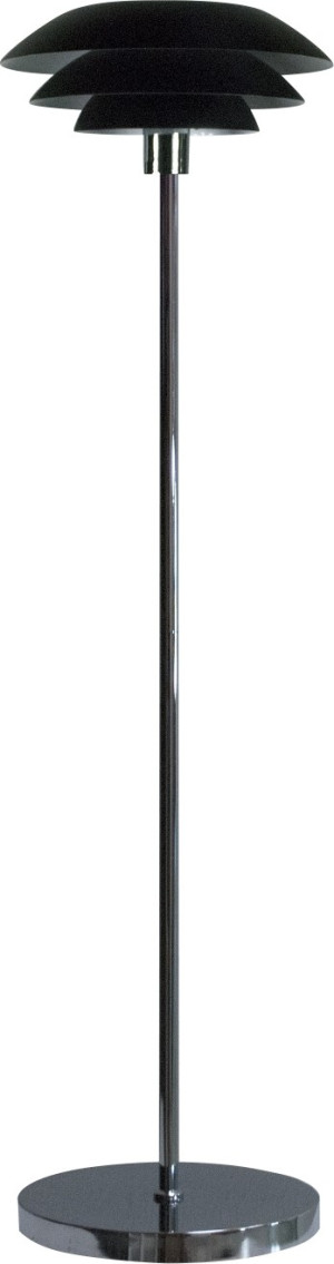 Dyberg Larsen Dl31 Gulvlampe, Sort, H 133 Cm