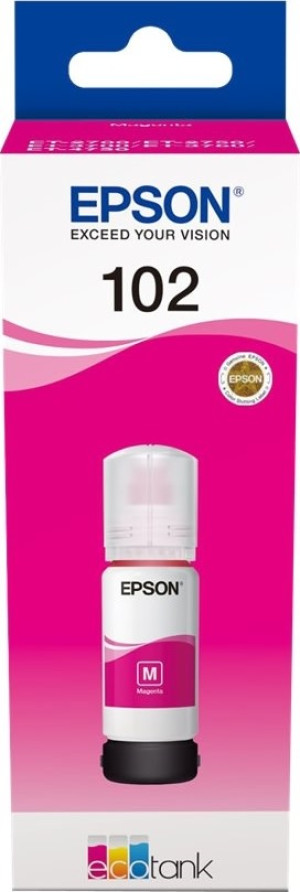 Epson T102 Blæktank, Magenta, 70ml