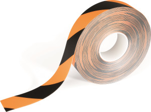 Durable Duraline Strong Advarselstape, Gul/sort, 30 Meter