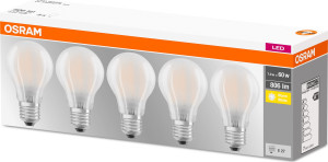 Osram Retro Led Kronepære Mat E27, 7w=60w 5-Pak