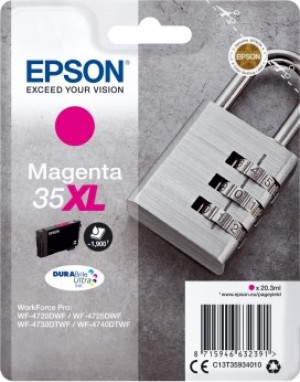 Epson Durabrite T3593 Xl Blækpatron, Magenta 1900s