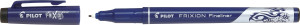 Pilot Frixion Fineliner   F   Sort