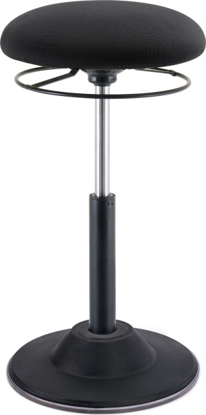 Lomax Flexiwork Balancestol Sort Stel Og Sort Stof