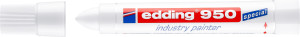 Edding 950 Industri Marker   Hvid