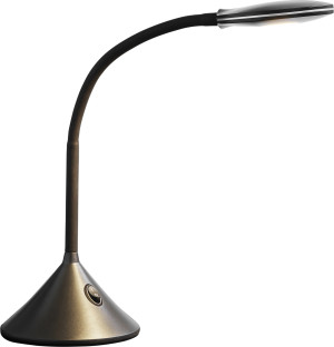 Halo Design Fix Bordlampe, Led, Sort, Plast