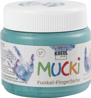 Mucki Fingermaling   150 Ml   Metallic   Grøn