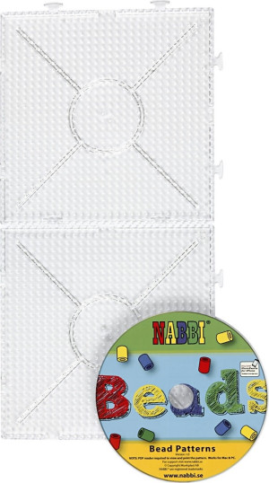 Nabbi Perleplader M. Cd   15x15 Cm   Samlekvadrat