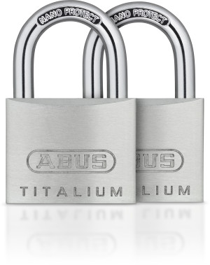 Abus Hængelås 64ti/40 - 2 Stk Enslukkende