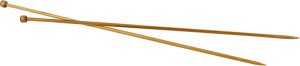 No-Name Strikkepinde   Nr. 4,5   35 Cm   Bambus