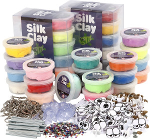 Silk Clay Modellermasse   Sæt   St. Funny Friends
