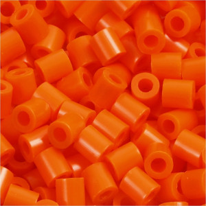 Nabbi Rørperler   1100 Stk.   Klar Orange (13)