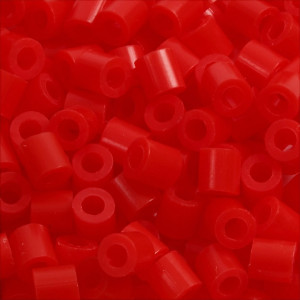 Nabbi Rørperler   1100 Stk.   Lys Rød (19)