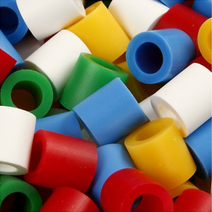Nabbi Jumbo Rørperler   1000 Stk.   Standardfarver