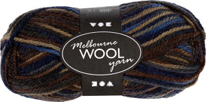 Melbourne Uldgarn   50g   Brun Harmoni