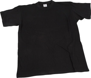 No-Name T-Shirt   Rund Hals   Str. 3-4 År   Sort