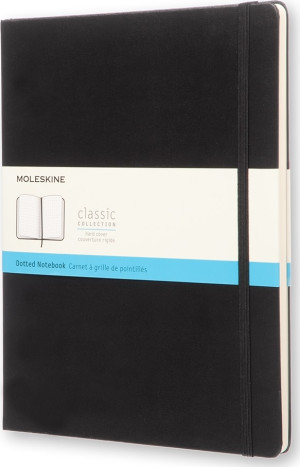 Moleskine Clas. H Notesbog   Xl   Dot.   Sort