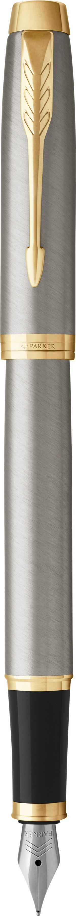Parker Im Brushed Metal Gt Fyldepen   F