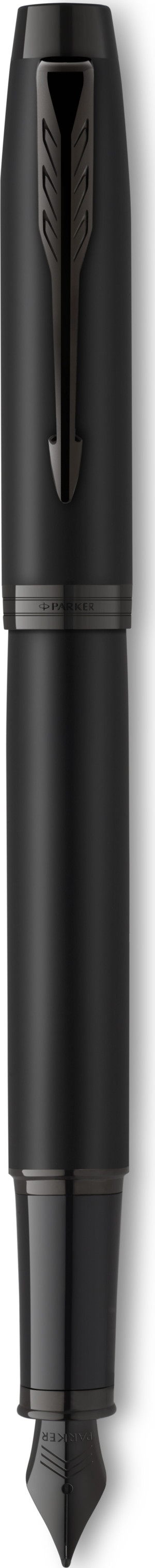 Parker Im Metallic Black Fyldepen   M