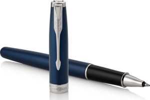 Parker Sonnet Blue Lacquer Ct Rollerpen   F