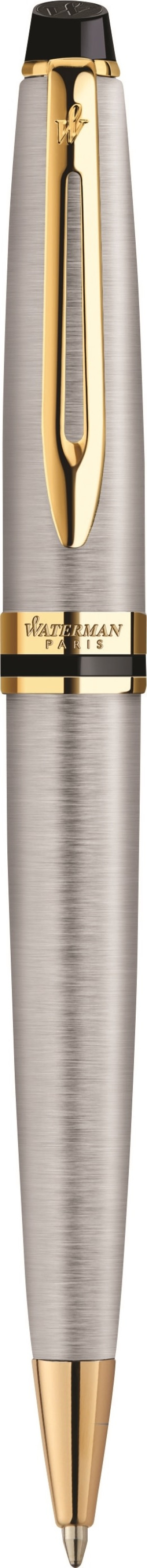 Waterman Expert Stainless Steel Gt Kuglepen   M