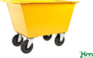 Kongamek Fodervogn 400 Liter, Massive Hjul