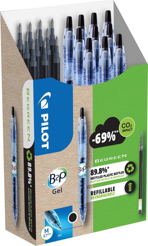 Pilot Bottle2pen Greenpack   Rollerpen   M   Sort