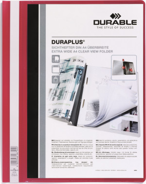 Durable Duraplus Tilbudsmappe   A4+   Rød