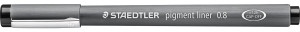 Staedtler Pigment 308 Fineliner   0,8 Mm   Sort