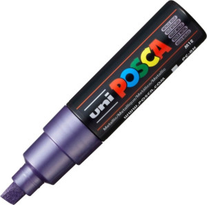 Posca Marker   Pc-8k   B   8 Mm   Metallic Violet