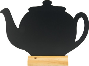 Securit Silhuette Wood Bordskilt   Teapot