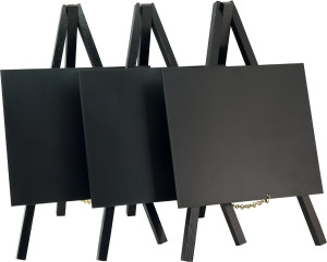 Securit Mini Staffeli   Sort   3 Stk.