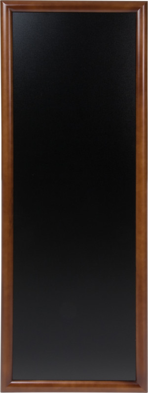 Securit Kridttavle 150x56 Cm, Mørkt Træ