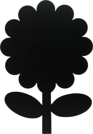 Securit Silhouette Flower Kridttavle