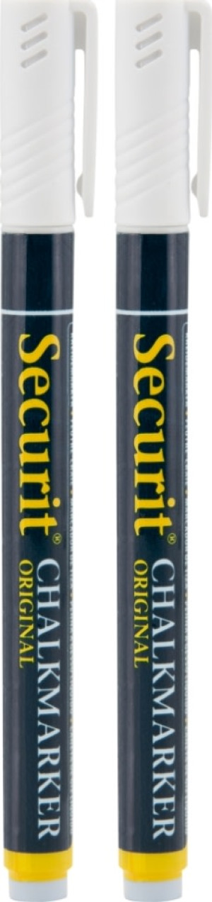 Securit Sma100 Kridtmarker   Hvid   2 Stk.