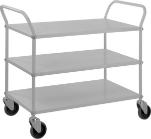 Kongamek Rullebord Zero 3 Hylder, L.1070xb.585xh.940 Mm,Grå