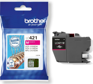 Brother Lc421m Blækpatron, Magenta