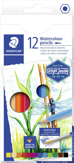Staedtler Dj Akvarelblyanter   12 Farver