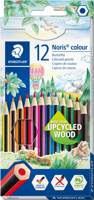 Staedtler Noris 185 Farveblyanter   12 Farver