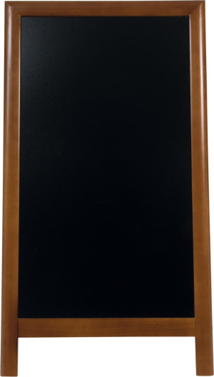 Securit Deluxe Gadeskilt 125x70 Cm, Mørkebrun