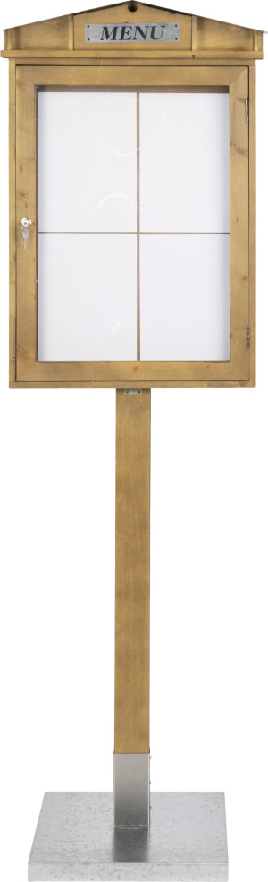 Securit Informationsdisplay M/ Stander 4xa4, Træ