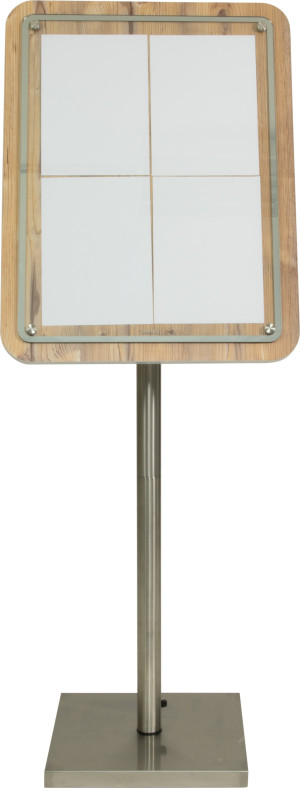 Securit Informationsdisplay M/stander 4xa4, Eg