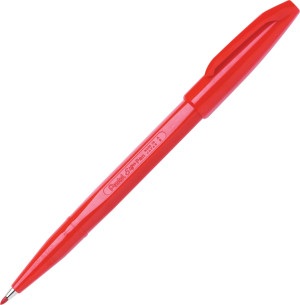 Pentel S520 Signpen Filtpen   Rød
