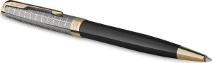 Parker Sonnet Metal & Black Gt Kuglepen   M