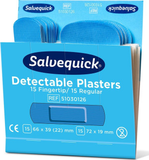 Salvequick Plaster   Detec Finger Mix   30 Plastre