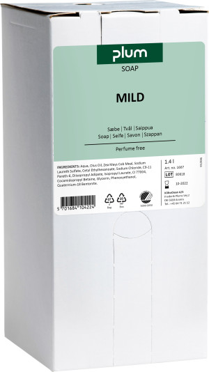 Multiplum Mild Håndsæbe, Parfumefri, 1,4 L