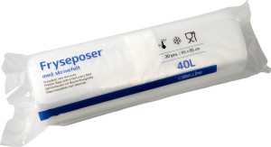 Cater-Line Fryseposer M/skrivefelt 40 L, 45x85 Cm, 20 Ps