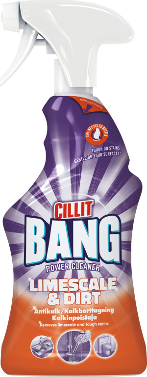 Cillit Bang Rengøringsspray   Antikalk   750 Ml