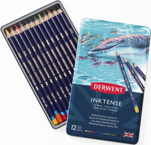 Derwent Inktense Farveblyanter   12 Farver