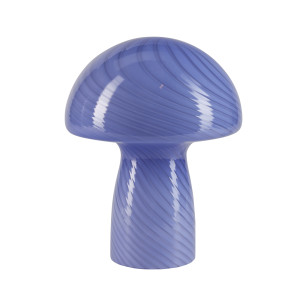 Bahne Mushroom Bordlampe, Small Blå