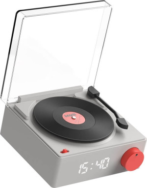 Mobility On Board Retro Vinyl Højttaler, Grå